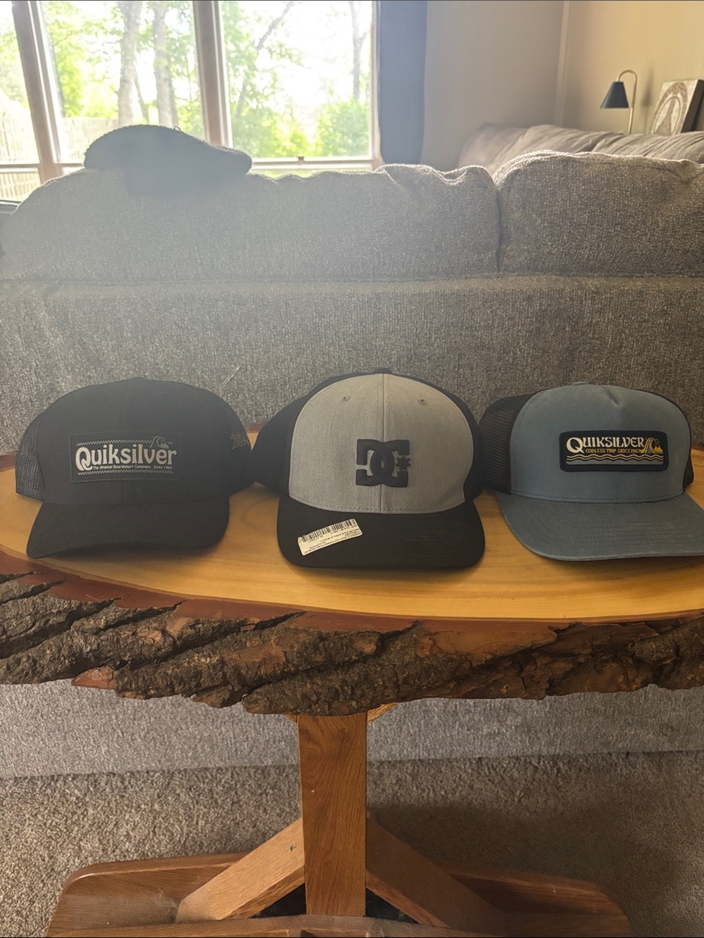 Quiksilver Blue Mesh Back Trucker Hat